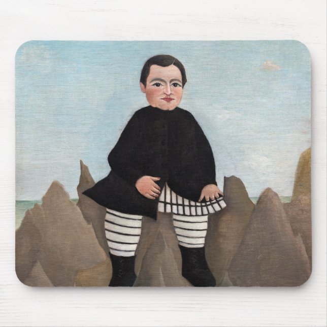 Mousepad Henri Rousseau - Menino nas Rochas (Frente)