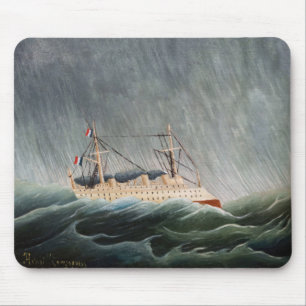 Mousepad Henri Rousseau - O Navio no Tempest