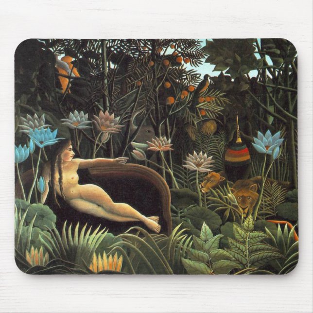 Mousepad Henri Rousseau - o sonho (Frente)