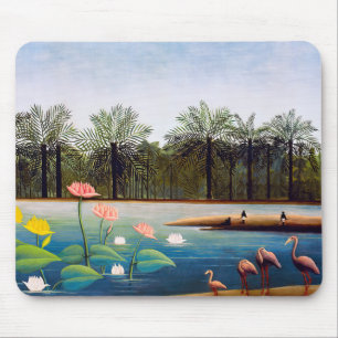 Mousepad Henri Rousseau - Os Flamingos