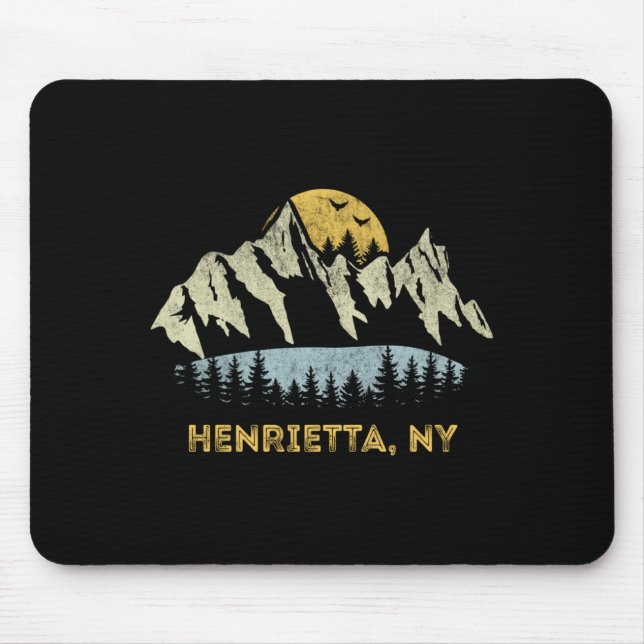 Mousepad Henrietta New York Mountain Sunset Sunrise Ny  (Frente)