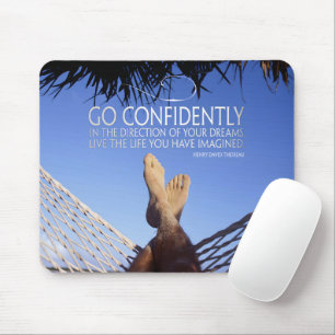 Mousepad Henry David Thoreau - Confiança de citação inspira