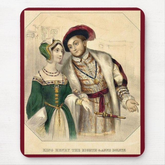Mousepad Henry VIII e Anne Boleyn (Frente)