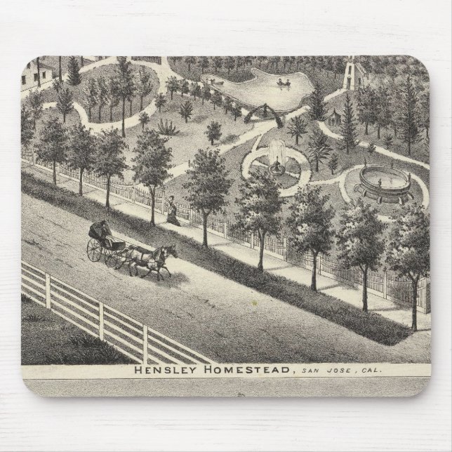 Mousepad Hensley, residências do Beans (Frente)