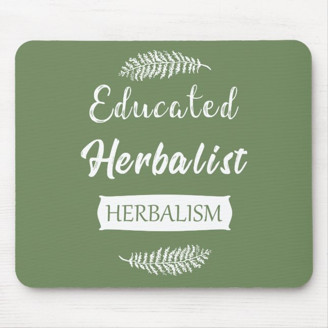 Mousepad Herbalista educado (Frente)