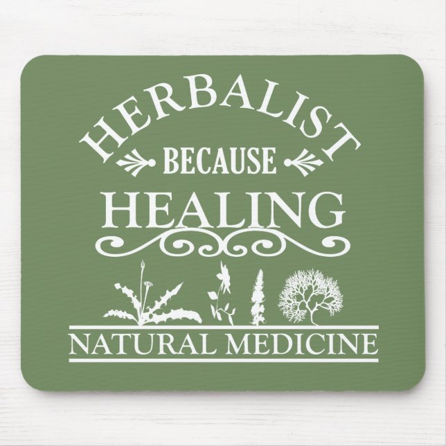 Mousepad Herbalistas de medicina natural (Frente)