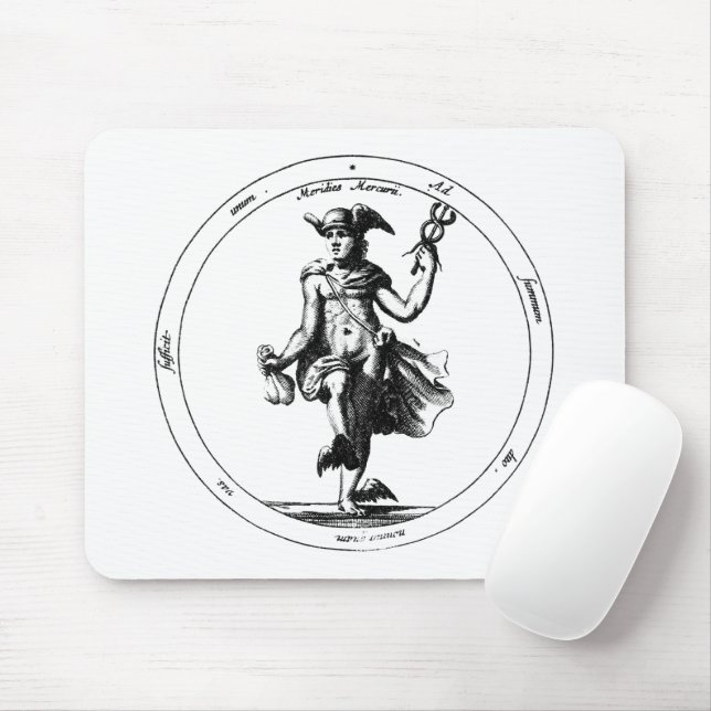 Mousepad Hermes Alchemy Caduceus (Com mouse)