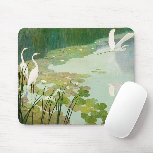 Mousepad Herões no Verão por Newell Convers Wyeth (Com mouse)