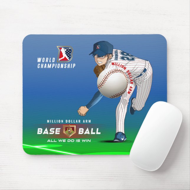 Mousepad Herói do Baseball com Milhão de Dólares | (Com mouse)
