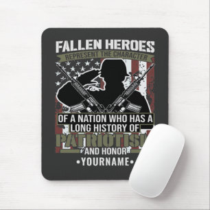 Mousepad Heróis do Fallen representam o caráter de uma naçã