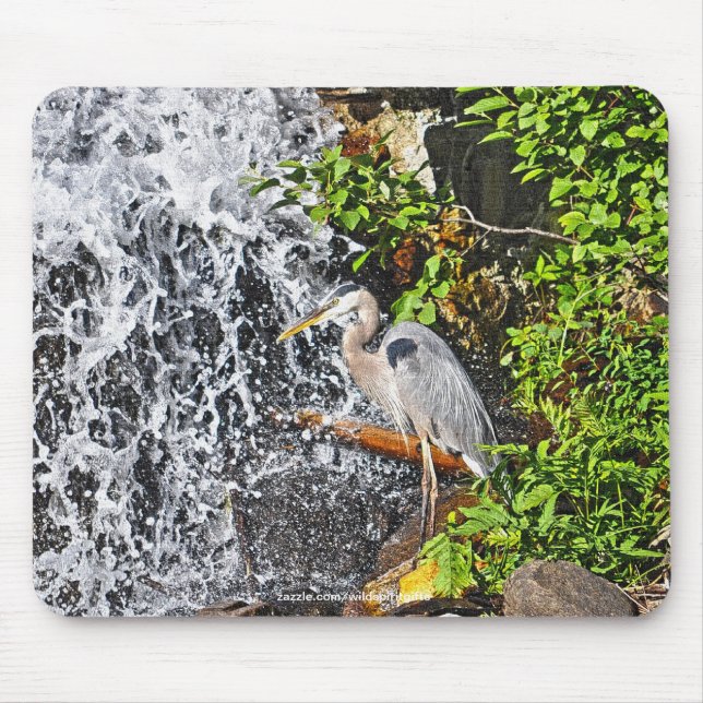 Mousepad Heron, Lua e Casca Fotografia (Frente)