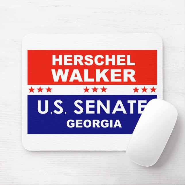 Mousepad Herschel Walker Senado dos EUA Geórgia 2022 (Com mouse)