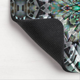 Mousepad Hexágono com faixa de esquerda e grafite digital