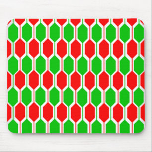 Mousepad Hexágonos de Natal