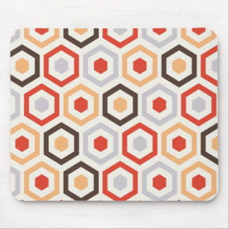 Mousepad Hexágonos retros