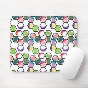 Mousepad Hexágonos roscados