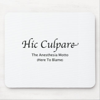 Mousepad Hic Culpare -- Explicado
