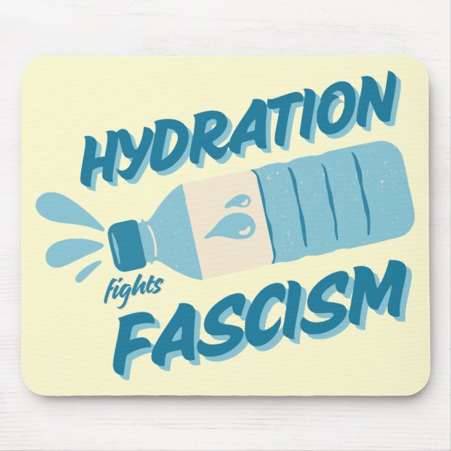 Mousepad Hidratação Luta contra o fascismo (Frente)