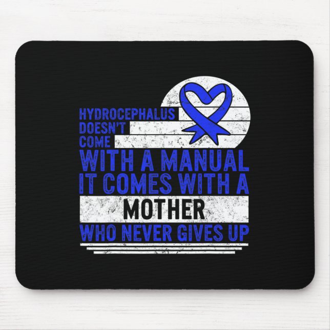 Mousepad Hidrocefalia Consciência não vem com manual (Frente)