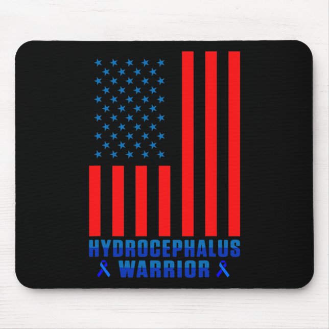 Mousepad Hidrocefalia Sobrevivente Guerreiro de Sensibiliza (Frente)