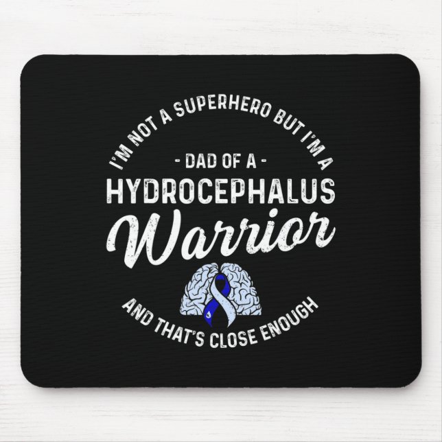 Mousepad Hidrocefalia Sobrevivente Mãe Guerreiro da Consciê (Frente)