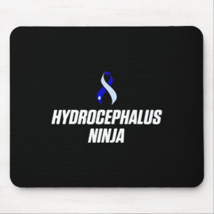 Mousepad Hidrocefalia Sobrevivente Ninja Guerreiro de Consc