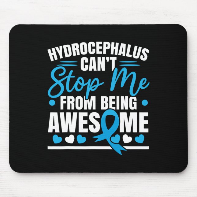 Mousepad Hidrocefalia, Tumor do Cérebro do Guerreiro Hidroc (Frente)