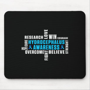 Mousepad Hidrocefalus Sobrevivente Tratando Guerreiro de Co