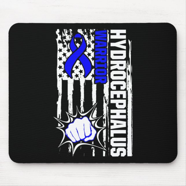 Mousepad Hidrocefalus Survivor Inspirador no Guerreiro da C (Frente)