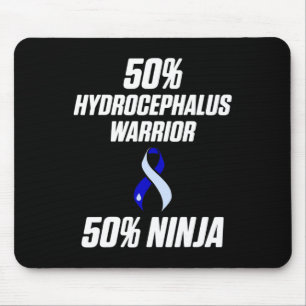Mousepad Hidrocephalus Sobrevivente Ninja Guerreiro de Cons