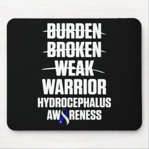 Mousepad Hidrocephalus Survivor Fraco Guerreiro de Sensibil