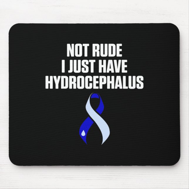 Mousepad Hidrocephalus Survivor Rude Sensibilizar Guerreiro (Frente)