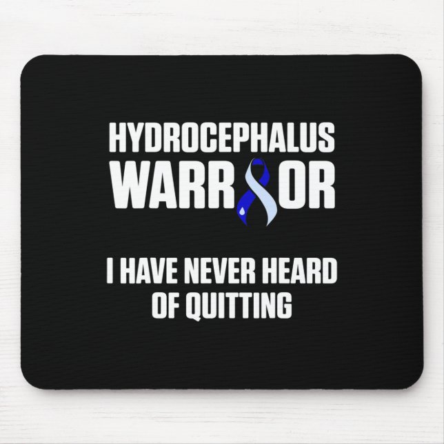 Mousepad Hidrocephalus Survivor Saindo do Guerreiro de Sens (Frente)