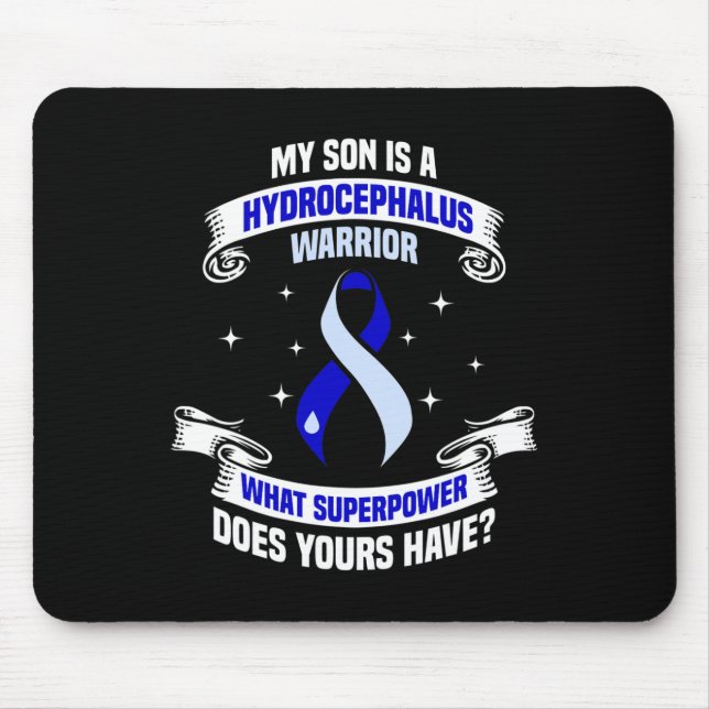 Mousepad Hidrocephalus Survivor Son Power Warrior (Frente)