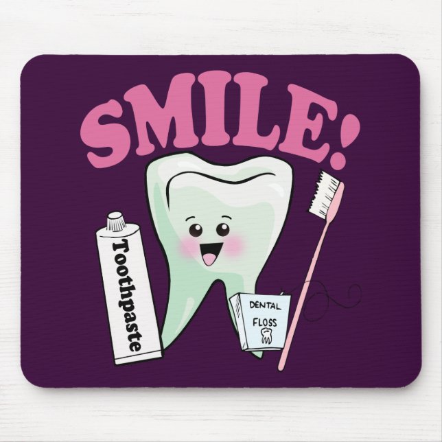Mousepad Higienista dental do dentista (Frente)