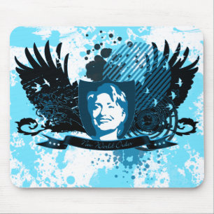 Mousepad hillary clinton 08. nova ordem mundial.