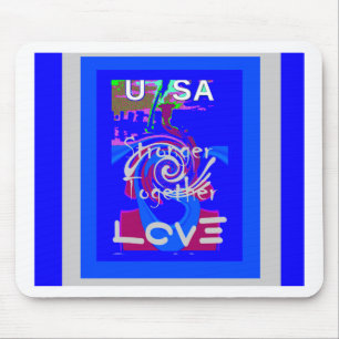 Mousepad Hillary USA presidente Fortalece espírito junto