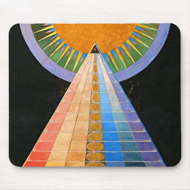 Mousepad Hilma Af Klint Altarpeça n.o 1 (Frente)