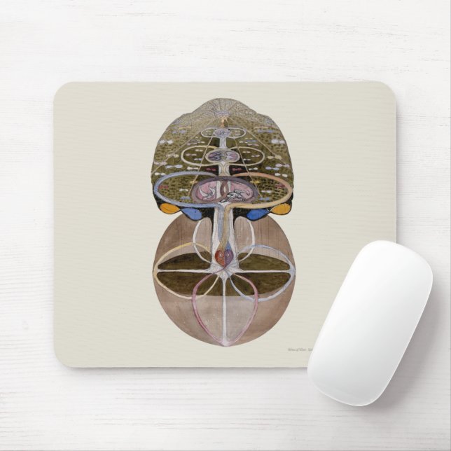 Mousepad Hilma af Klint - Árvore do Conhecimento, nº 1 (Com mouse)