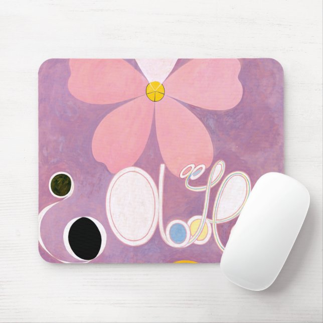 Mousepad Hilma af Klint - O Dez Maior Nº 5 (Com mouse)