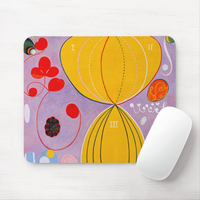 Mousepad Hilma af Klint - O Dez Maior N.º 7 (Com mouse)