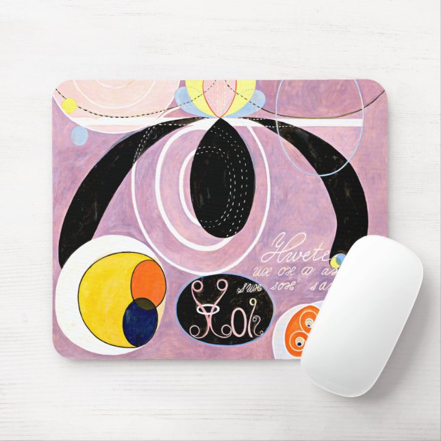 Mousepad Hilma af Klint - Os Dez Maiores, N.º 06 (Com mouse)