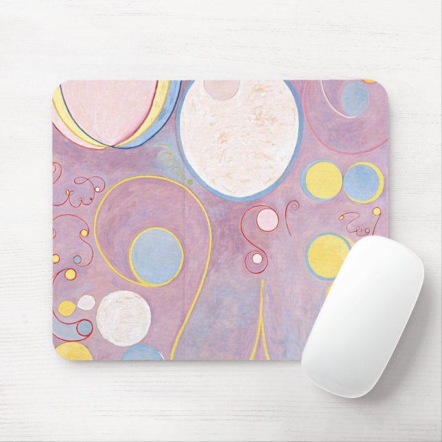 Mousepad Hilma af Klint - Os Dez Maiores Não 8 (Com mouse)