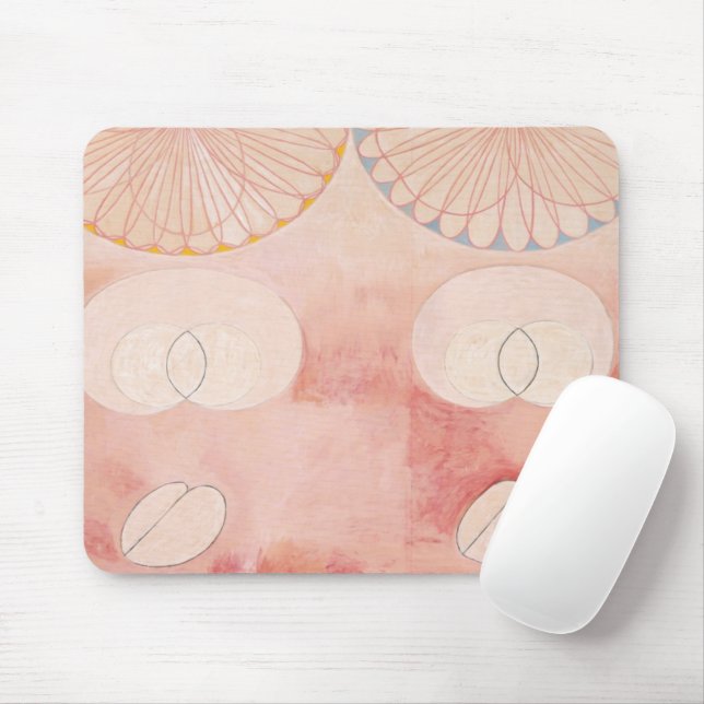 Mousepad Hilma af Klint - Os Dez Maiores, Não 9 (Com mouse)