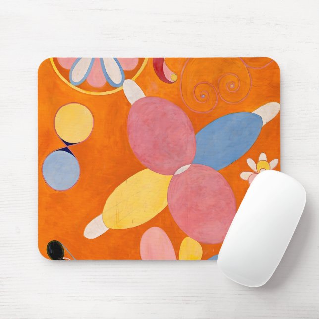 Mousepad Hilma af Klint - Os Dez Maiores, No.4, Juventude (Com mouse)