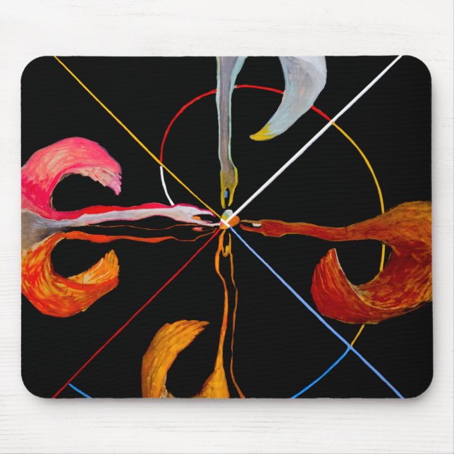 Mousepad Hilma af Klint - The Swan No 7 (Frente)