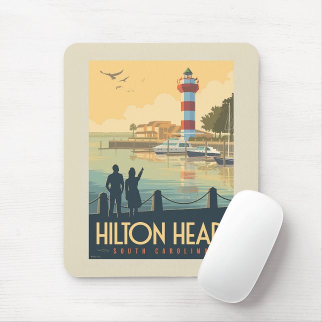 Mousepad Hilton Head | Carolina do Sul (Com mouse)