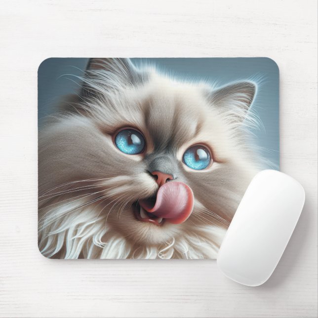 Mousepad Himalayan Cat (Com mouse)
