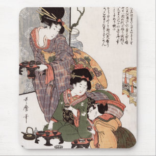 Mousepad Hinamatsuri (o festival) Kitagawa Utamaro da