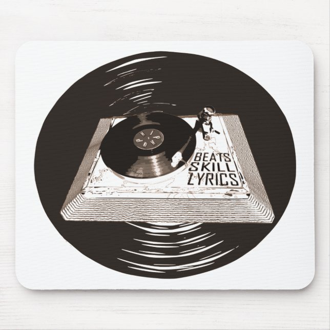 MOUSEPAD HIP HOP BEATS SKILL LYRICS ATIVÁVEL (Frente)